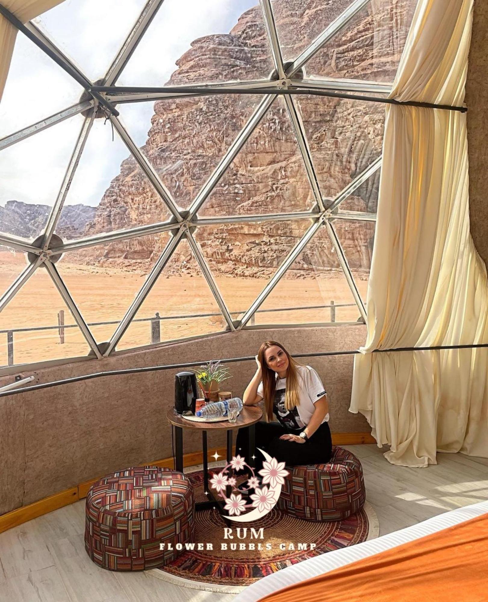 Rum Flower Bubbles Luxury Camp Wadi Rum Esterno foto